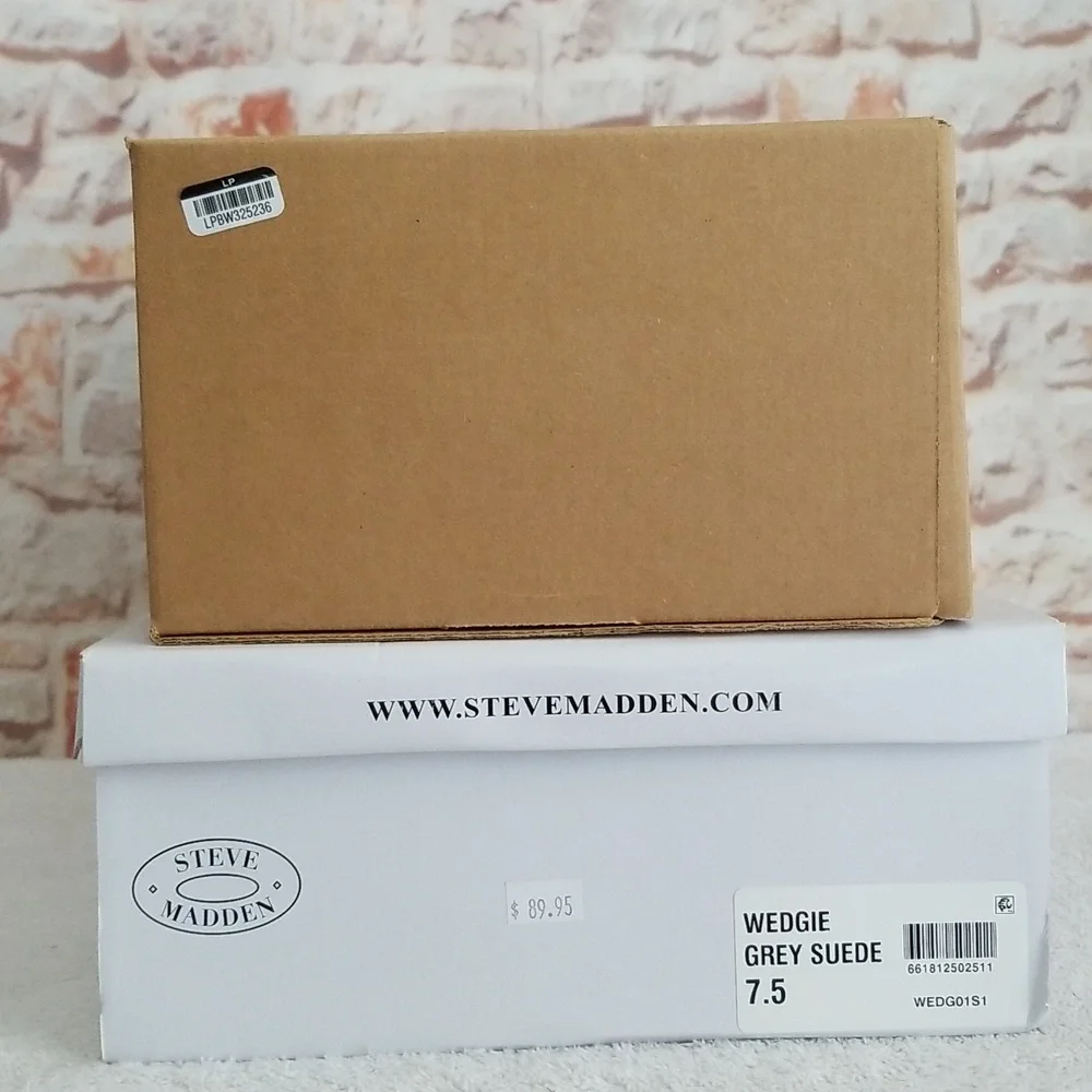 New Steve Madden Wedgie Leather Sneakers - Picture 8 of 13